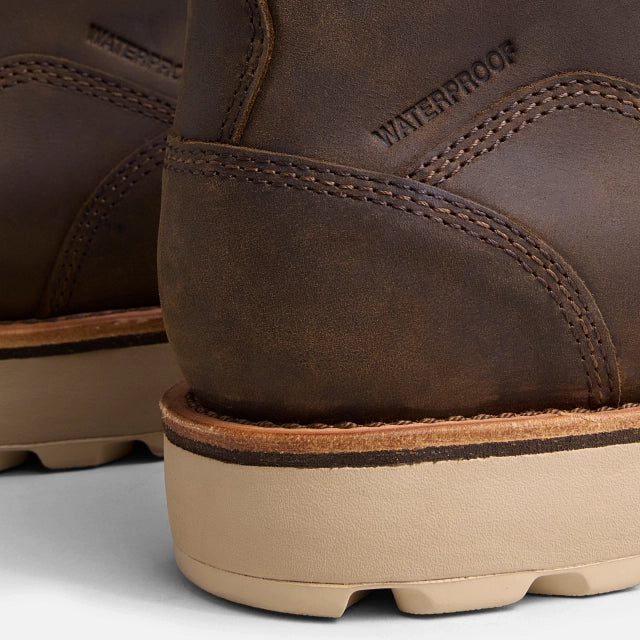 Red Wing 2440 Traction Tred Lite brown leather heel welt detail safety boot Malaysia