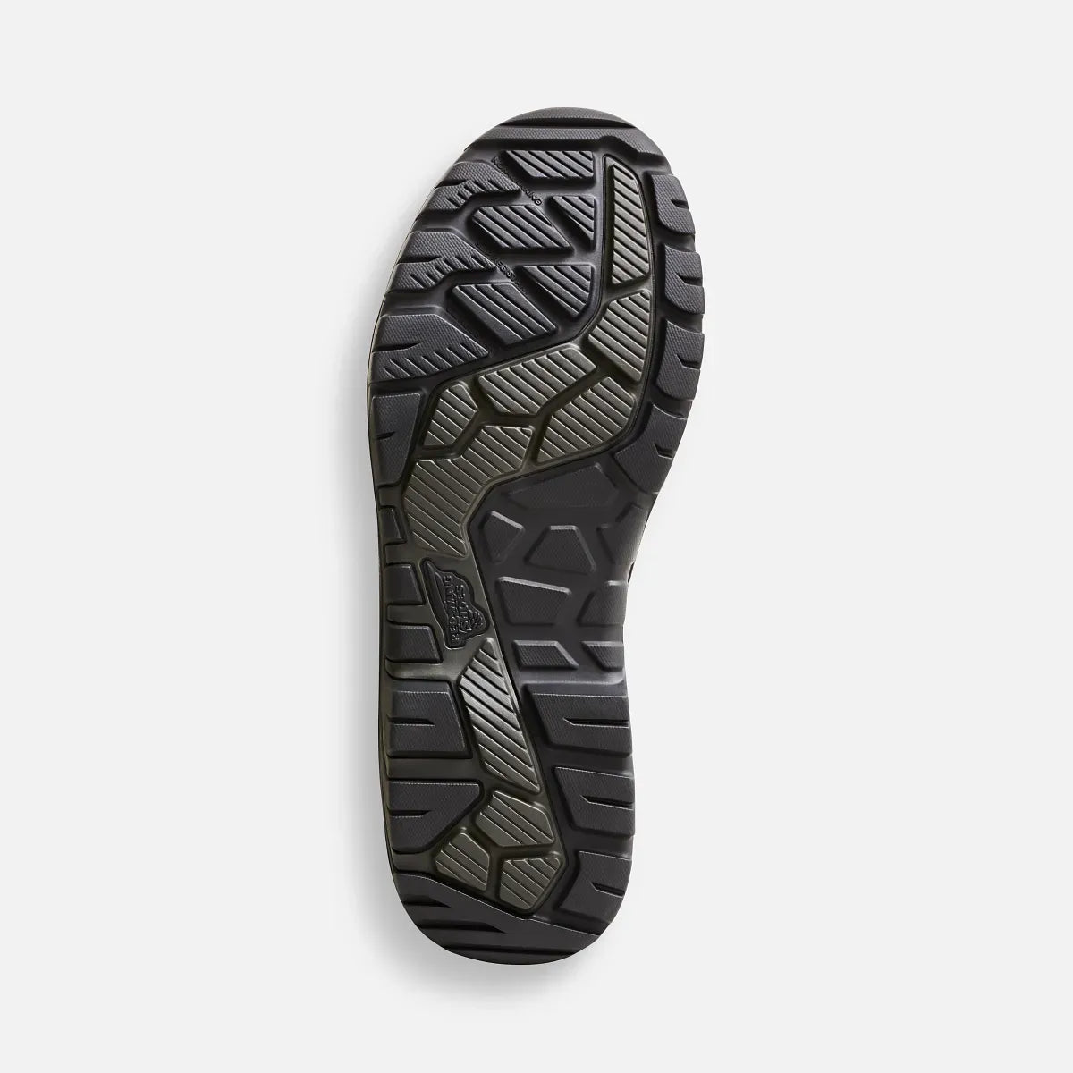 Red Wing 3532 Tradesman Outsole — Multi-Directional Lug, Red Wing Logo, Slip-Resistant, Black