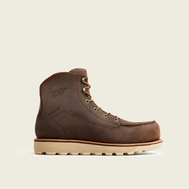 Red Wing 2440 Traction Tred Lite 6-inch brown safety boot lateral view Malaysia