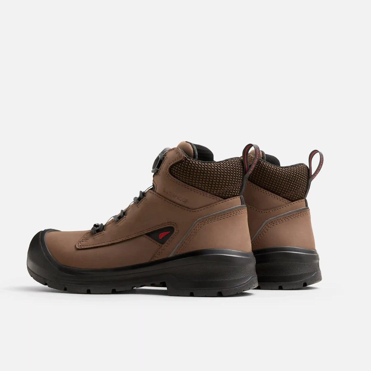 Red Wing 3038 VersaPro Women's Safety Boot Rear View Galvanext Outsole Cosmo KülKote Collar