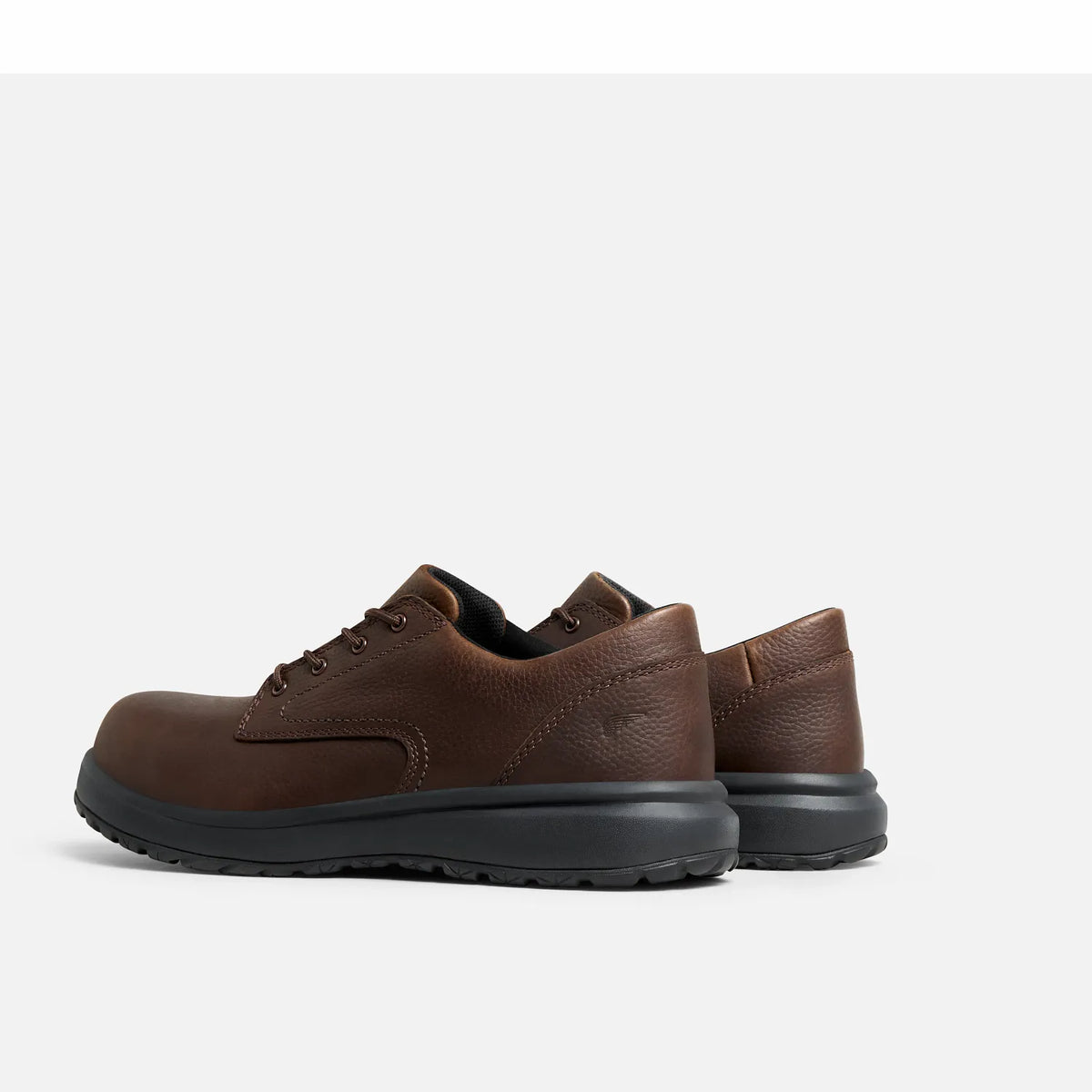 Red Wing 3090 Excelon Oxford Safety Shoe - rear view showing heel counter and BioSpring midsole