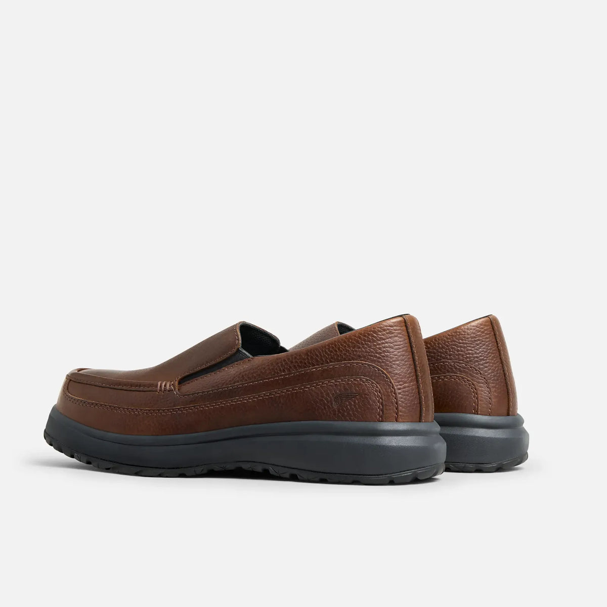 Red Wing 3093 Excelon Slip-On Safety Shoe - rear view showing heel counter and BioSpring midsole