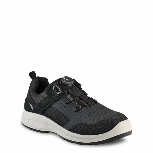 Red Wing 3295 BOA ShieldLite Athletics Safety Shoe — Black Textile, BOA Dial, Non-Metallic Toe