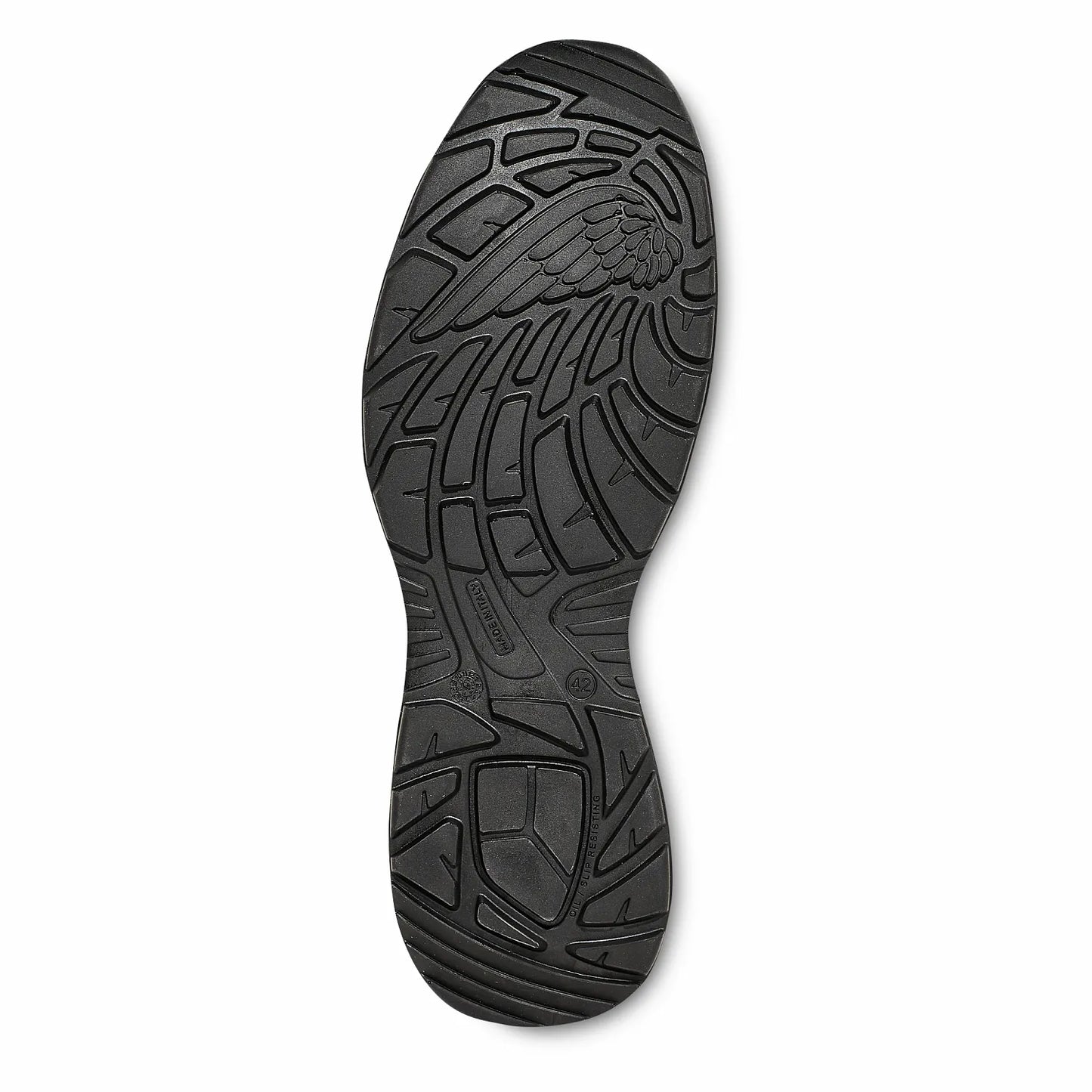 Red Wing 3295 BOA ShieldLite Outsole — Red Wing Wing Logo Tread, Slip-Resistant Rubber Sole