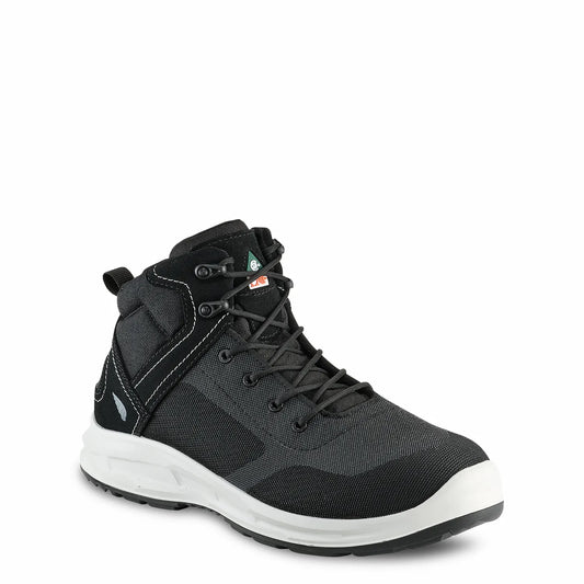 Red Wing 3297 ShieldLite Athletics 5-Inch Safety Boot — Black Textile, Non-Metallic Toe, Lightweight