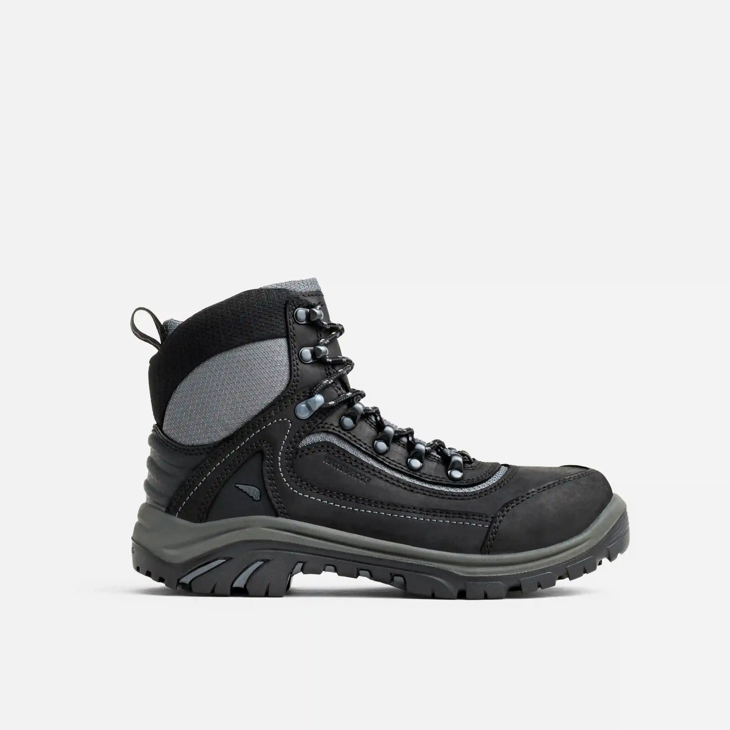 Red Wing 3542 Tradeswoman 6-Inch Women's Safety Boot — Black Nubuck, Non-Metallic Toe, Waterproof