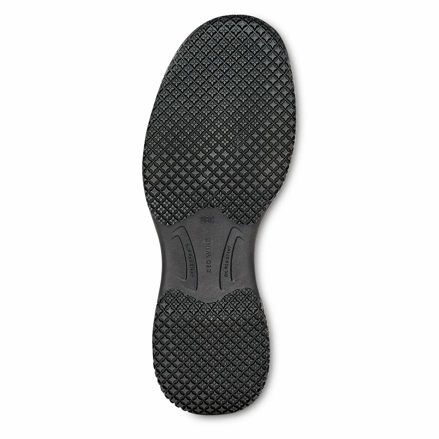 Red Wing 6646 Outsole — SRC Rated, Slip Resistant, Oil Resistant, Diamond Tread Pattern
