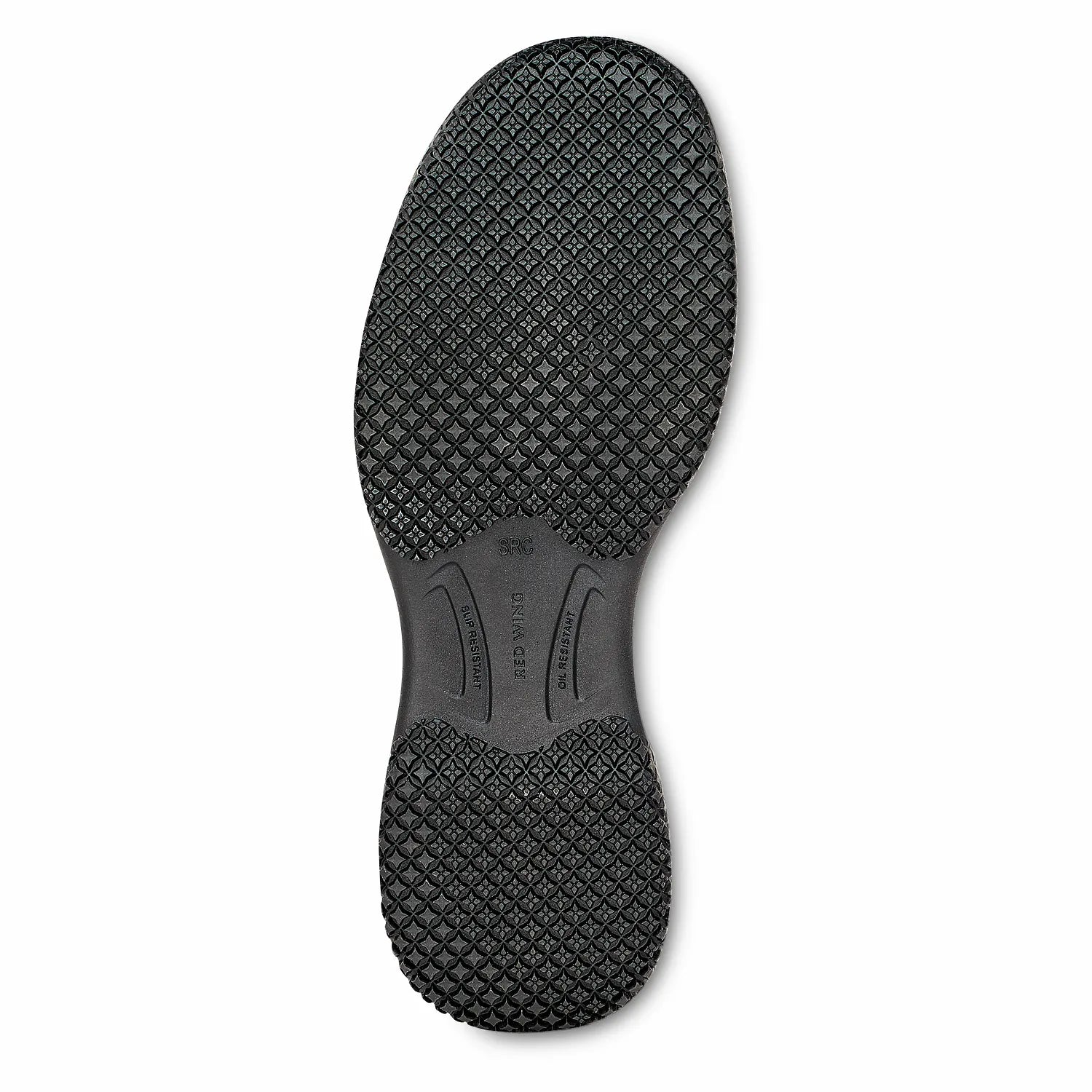 Red Wing 6646 Outsole — SRC Rated, Slip Resistant, Oil Resistant, Diamond Tread Pattern