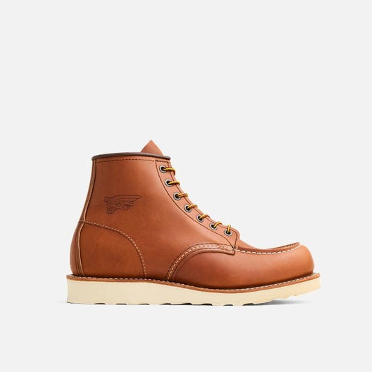 Red Wing 10875 Traction Tred 6-inch brown moc toe work boot lateral view Malaysia