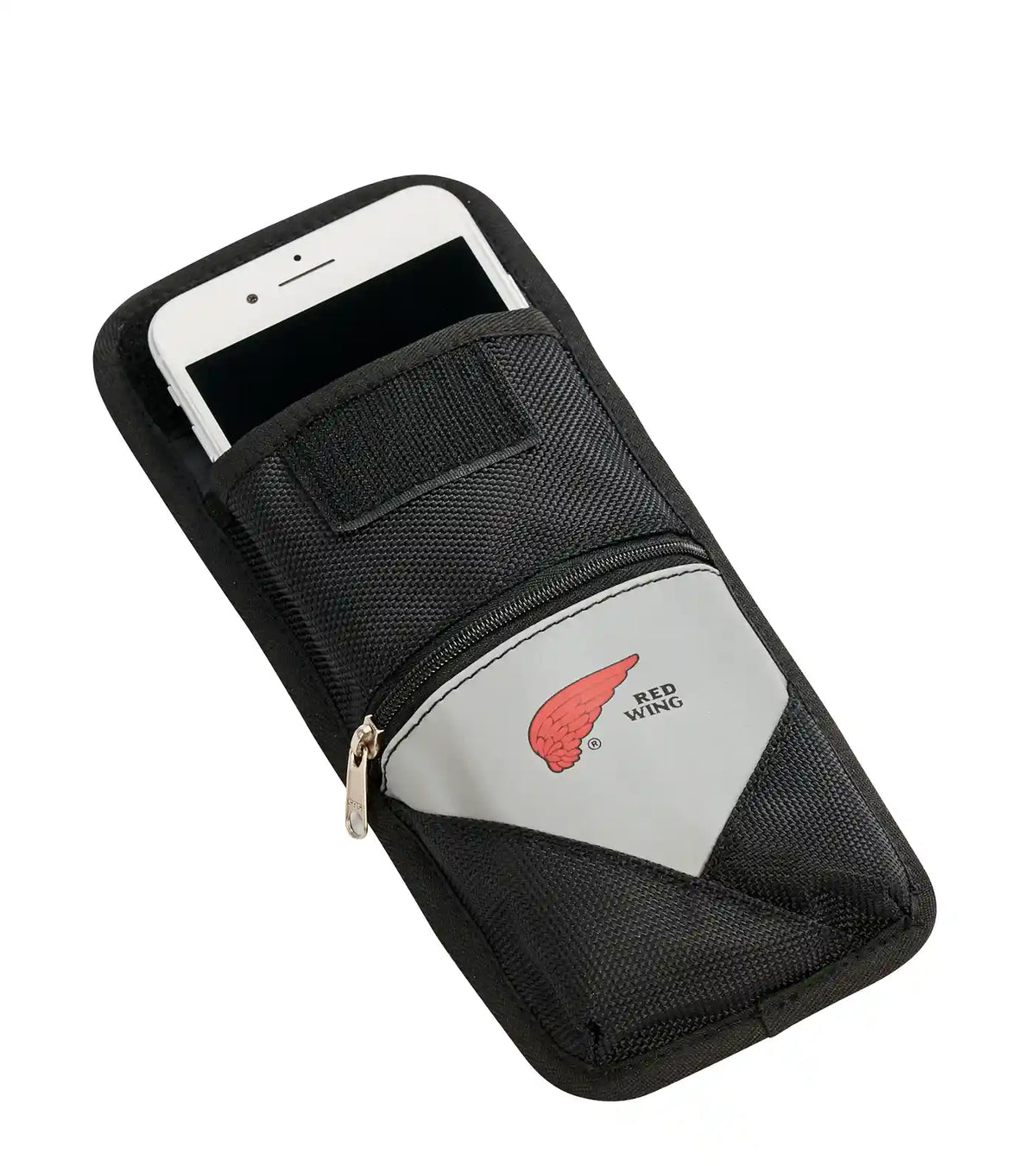 Red Wing 69019 Backpack Detachable Phone Pouch — Red Wing Logo, Velcro Phone Pocket, Zip Pocket