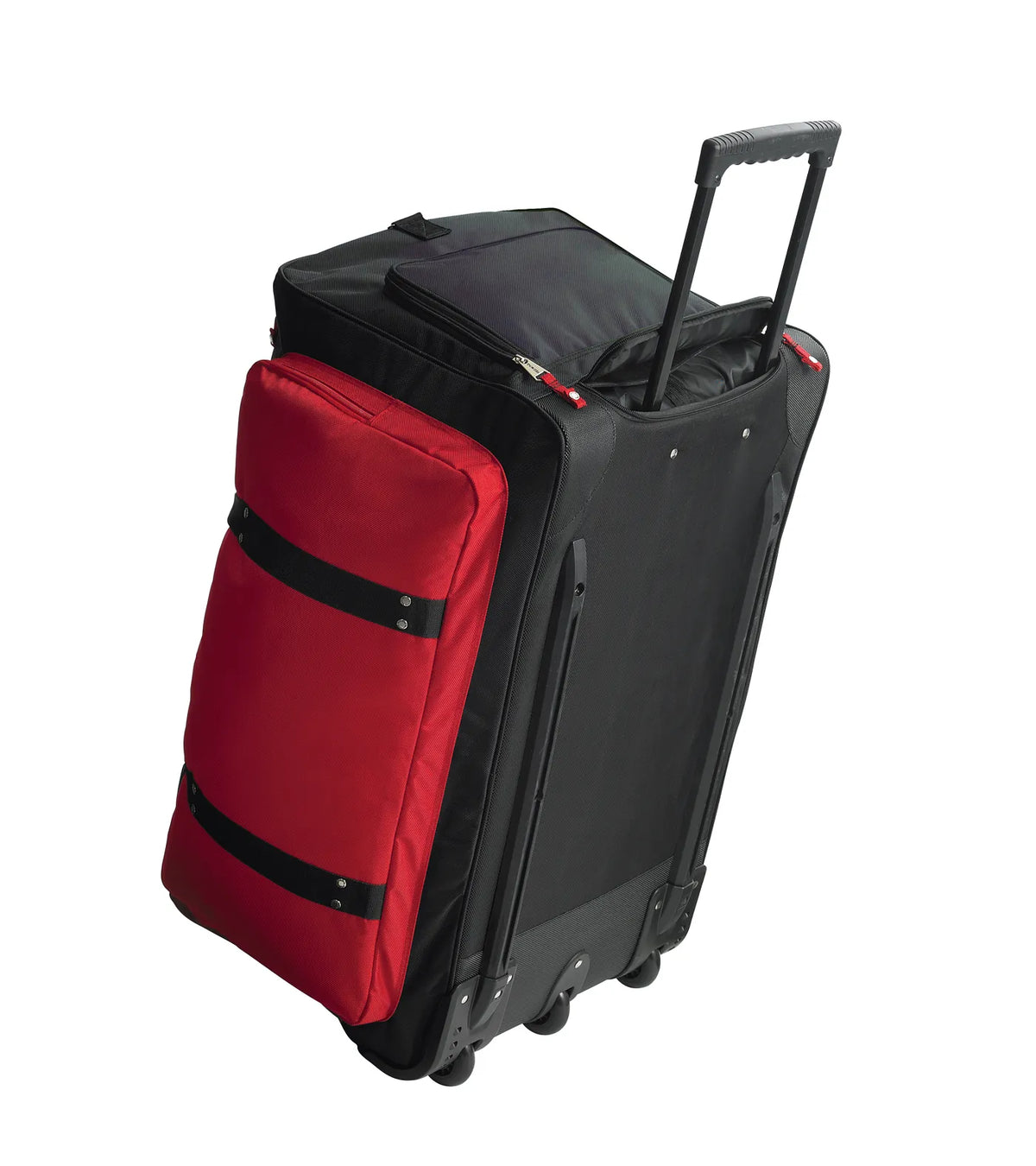 Red Wing 69100 Large Offshore Bag — Rear View, Telescoping Handle, Ballistic Nylon, Red Accent Panel