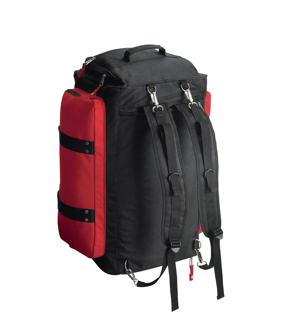 Red Wing 69101 Small Offshore Bag — Rear View, Backpack Straps, Quick-Release Buckles, Helicopter Egress