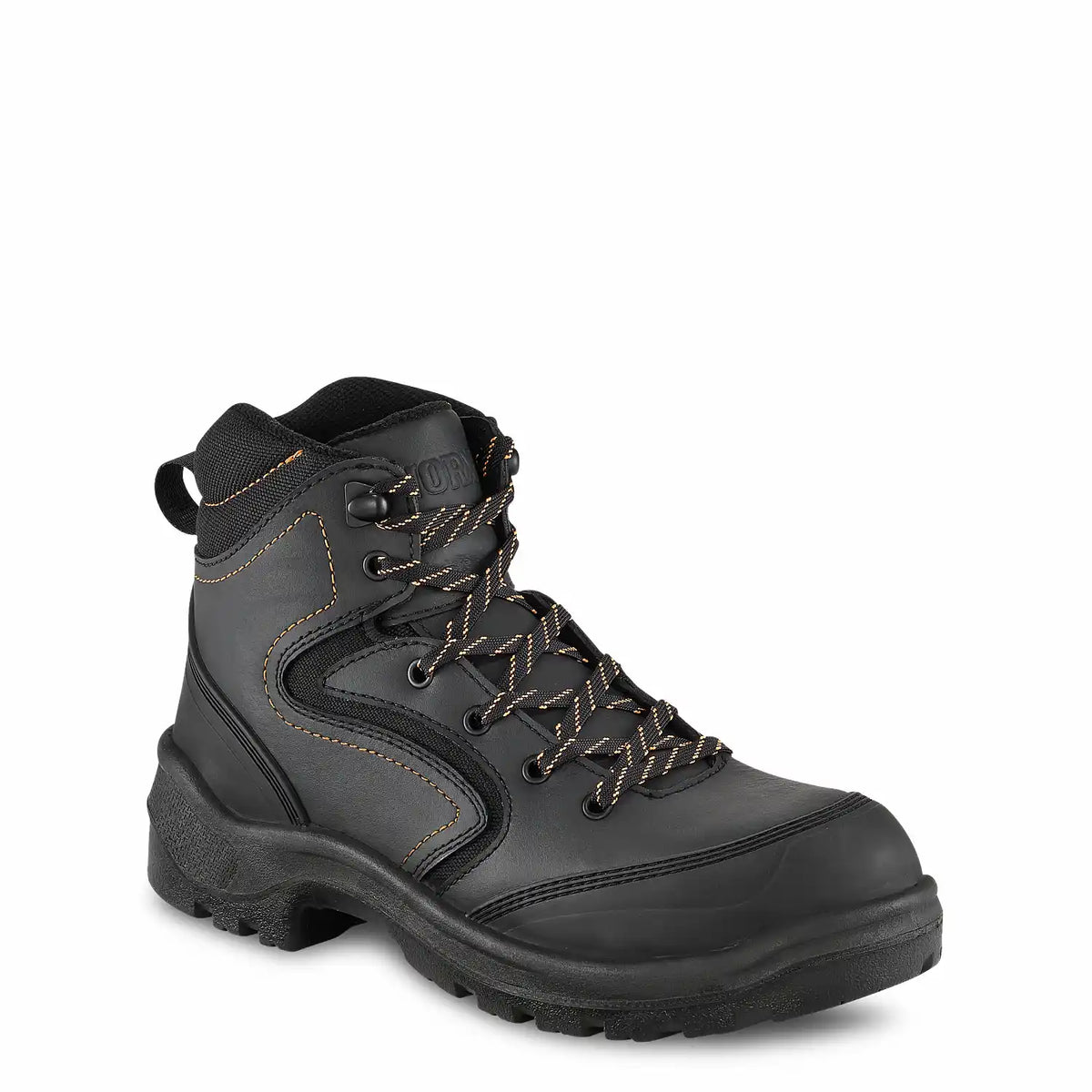 Worx by Red Wing 5540 E-Force 6-inch black safety boot 3/4 front lateral view Malaysia