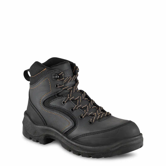 Worx by Red Wing 5540 E-Force 6-inch black safety boot 3/4 front lateral view Malaysia