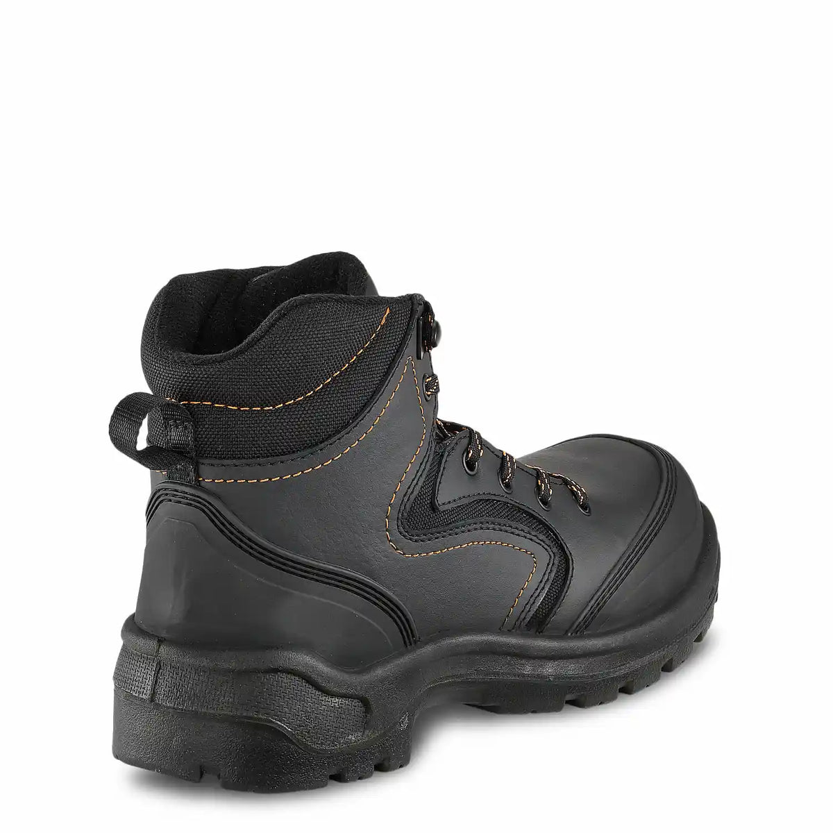 Worx by Red Wing 5540 E-Force 6-inch black safety boot rear view heel pull tab Malaysia